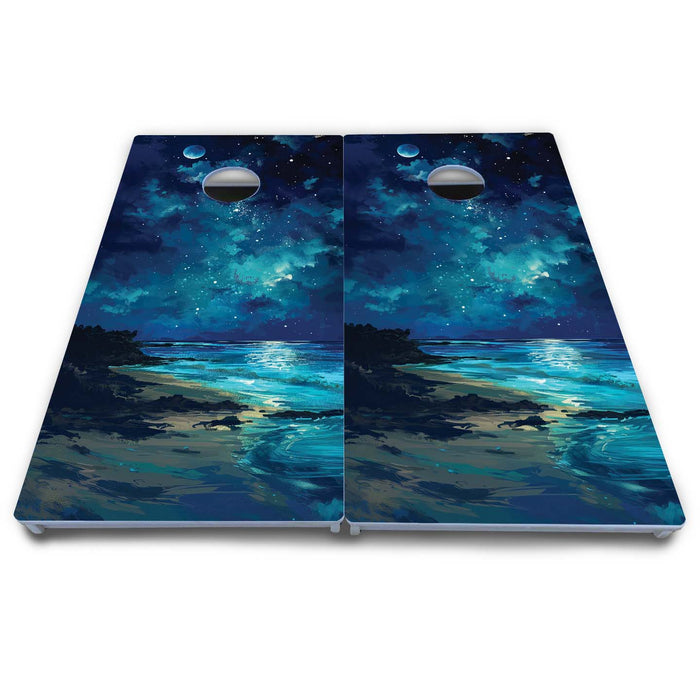 World Series of Cornhole Board Official All-Weather - Dry Tortugas National Park at night