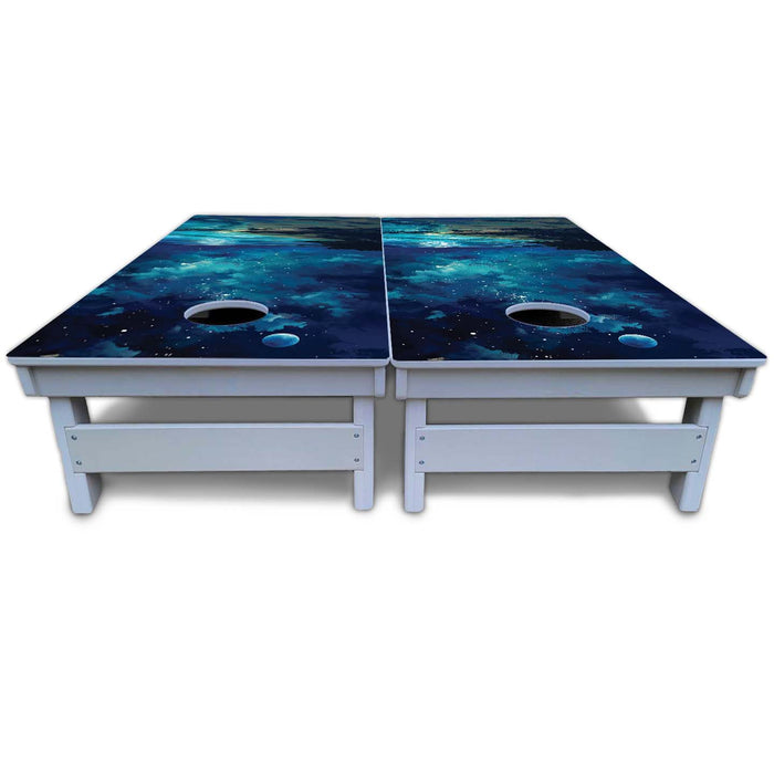 World Series of Cornhole Board Official All-Weather - Dry Tortugas National Park at night