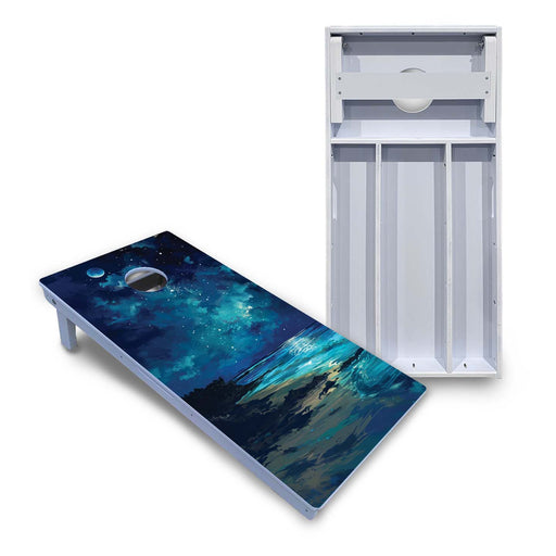World Series of Cornhole Board Official All-Weather - Glacier National Park at night