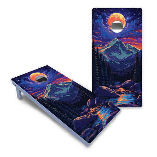 World Series of Cornhole Board Official All-Weather - Rocky Mountains National Park at Night