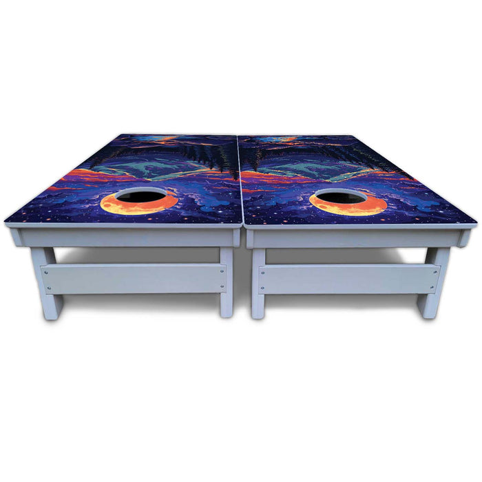 World Series of Cornhole Board Official All-Weather - Rocky Mountains National Park at Night