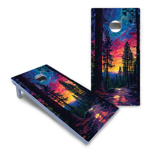 World Series of Cornhole Board Official All-Weather - Sequoia National Park at Night