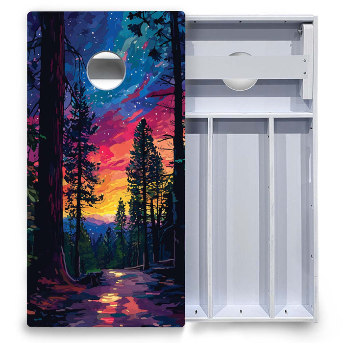 World Series of Cornhole Board Official All-Weather - Sequoia National Park at Night