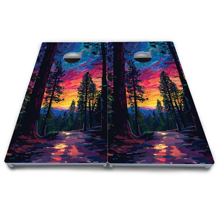 World Series of Cornhole Board Official All-Weather - Sequoia National Park at Night
