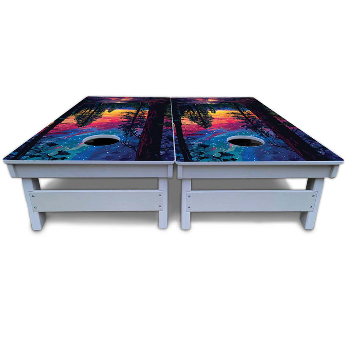 World Series of Cornhole Board Official All-Weather - Sequoia National Park at Night