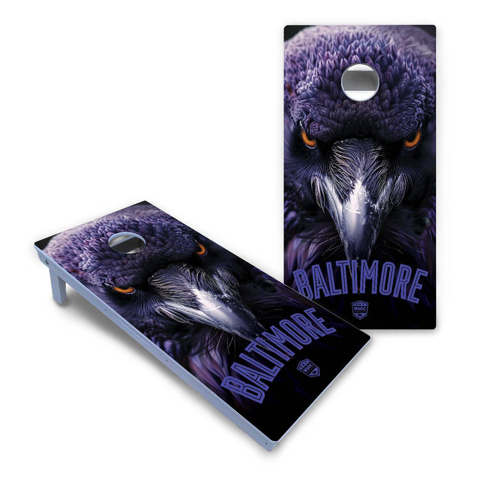 World Series of Cornhole Board Official All-Weather - Baltimore Ravens
