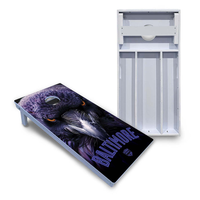 World Series of Cornhole Board Official All-Weather - Baltimore Ravens