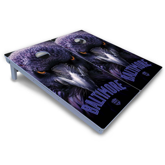 World Series of Cornhole Board Official All-Weather - Baltimore Ravens