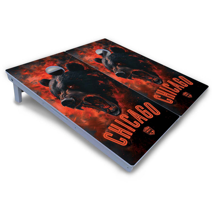 World Series of Cornhole Board Official All-Weather - Chicago Bears