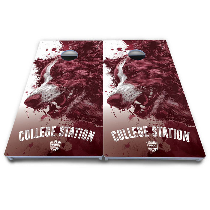 World Series of Cornhole Board Official All-Weather - Texas A&M Aggies