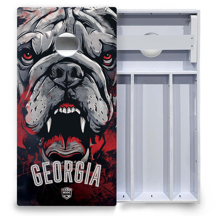 World Series of Cornhole Board Official All-Weather - University of Georgia Bulldogs