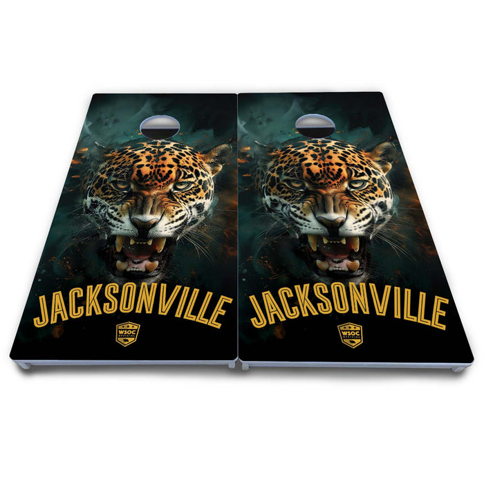 World Series of Cornhole Board Official All-Weather - Jacksonville Jaguars