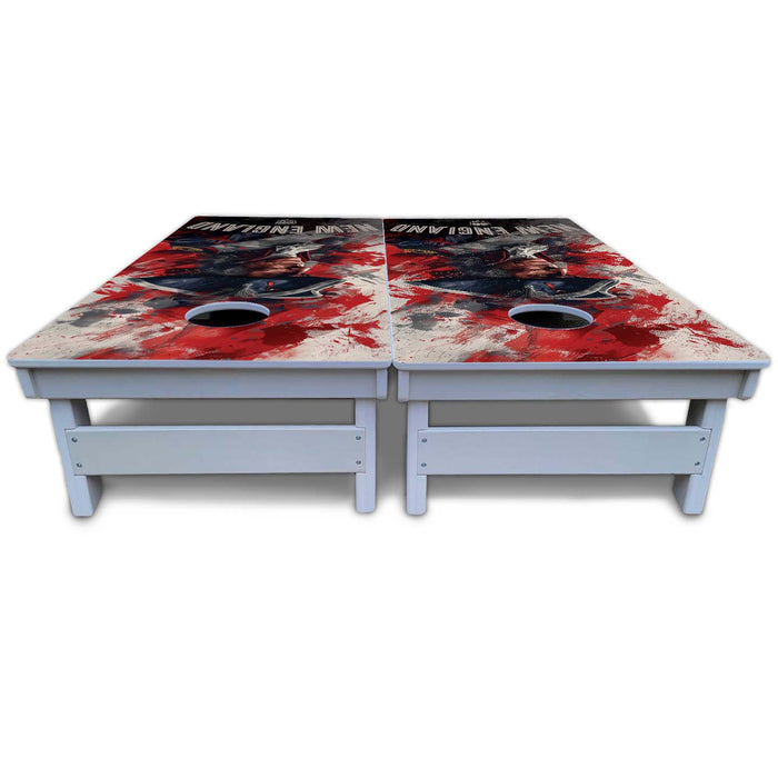 World Series of Cornhole Board Official All-Weather - New England Patriots