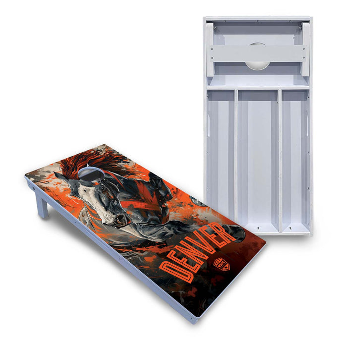 World Series of Cornhole Board Official All-Weather - Denver Broncos