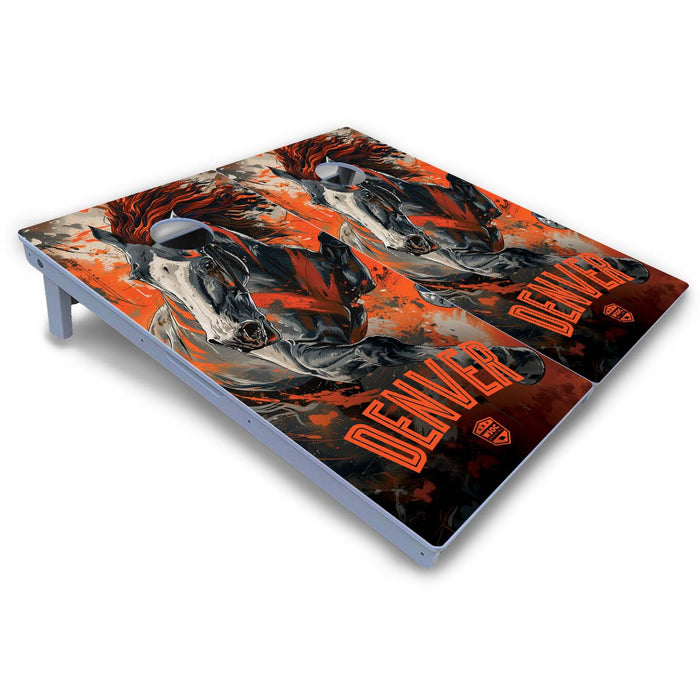 World Series of Cornhole Board Official All-Weather - Denver Broncos