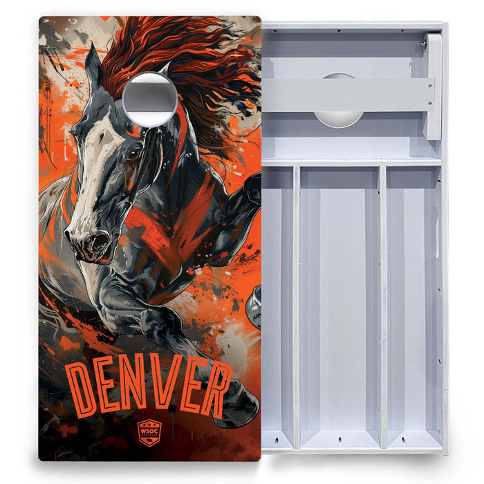 World Series of Cornhole Board Official All-Weather - Denver Broncos
