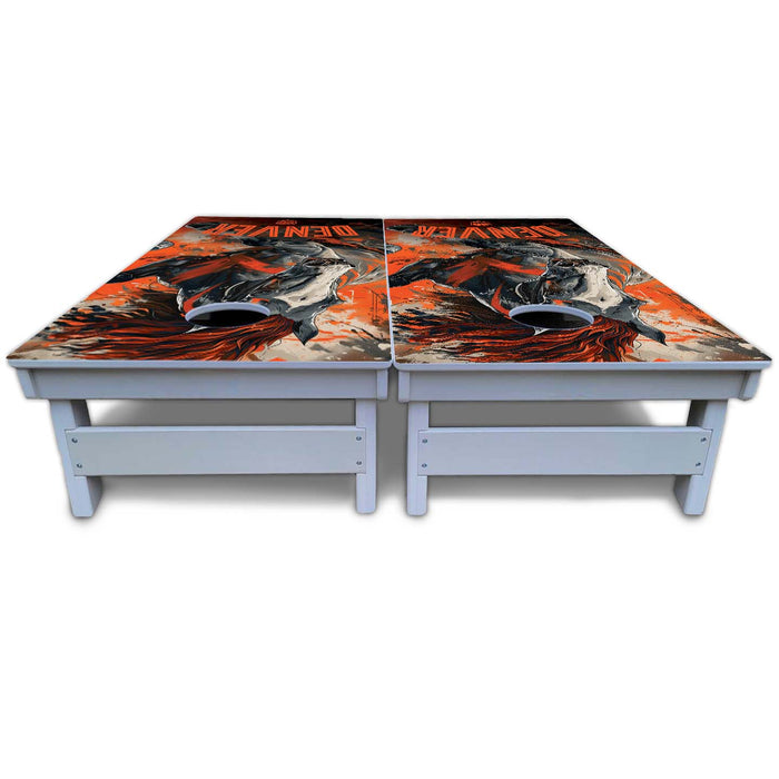 World Series of Cornhole Board Official All-Weather - Denver Broncos