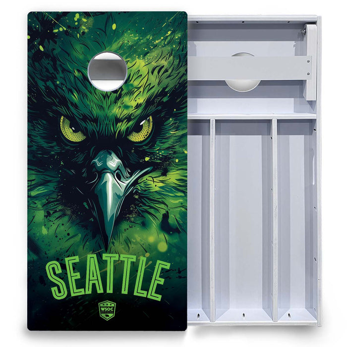 World Series of Cornhole Board Official All-Weather - Seattle Seahawks