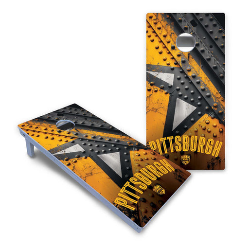 World Series of Cornhole Board Official All-Weather - Pittsburgh Steelers