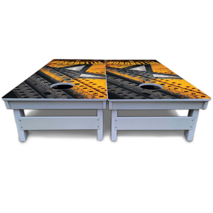 World Series of Cornhole Board Official All-Weather - Pittsburgh Steelers