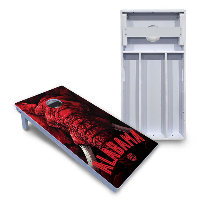 World Series of Cornhole Board Official All-Weather - Alabama Crimson Tide