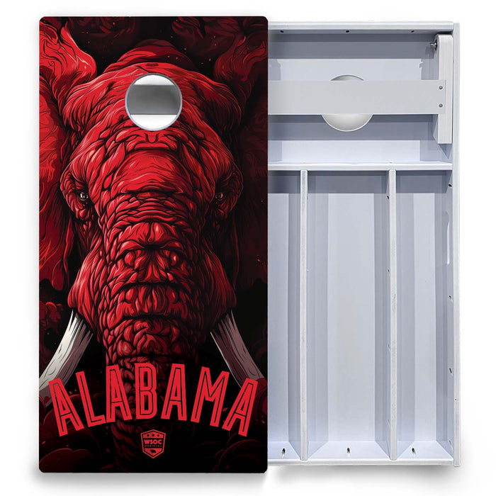 World Series of Cornhole Board Official All-Weather - Alabama Crimson Tide