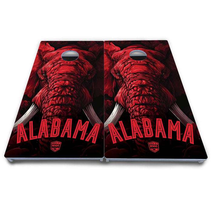 World Series of Cornhole Board Official All-Weather - Alabama Crimson Tide