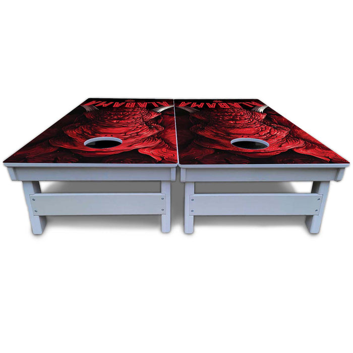 World Series of Cornhole Board Official All-Weather - Alabama Crimson Tide