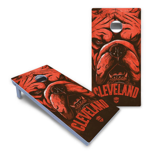 World Series of Cornhole Board Official All-Weather - Cleveland Browns