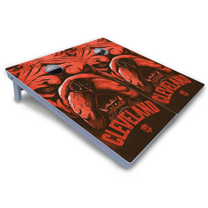 World Series of Cornhole Board Official All-Weather - Cleveland Browns