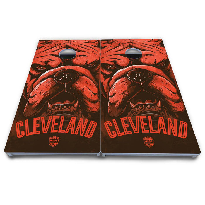 World Series of Cornhole Board Official All-Weather - Cleveland Browns