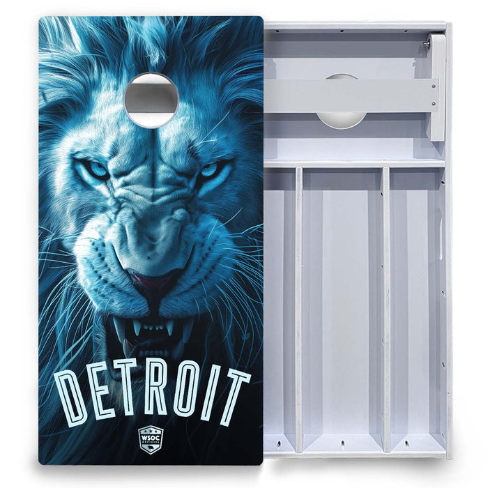 World Series of Cornhole Board Official All-Weather - Detroit Lions