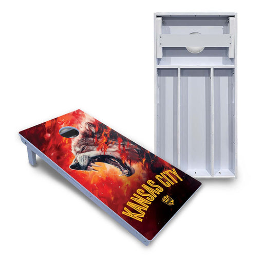 World Series of Cornhole Board Official All-Weather - Kansas City Chiefs