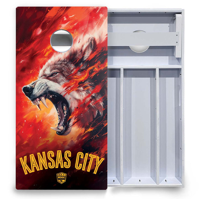 World Series of Cornhole Board Official All-Weather - Kansas City Chiefs