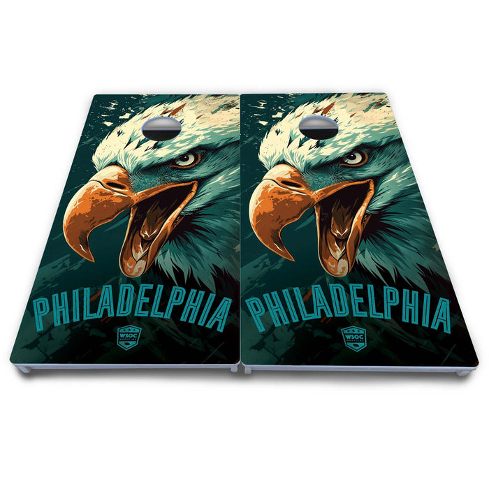 World Series of Cornhole Board Official All-Weather - Philadelphia Eagles