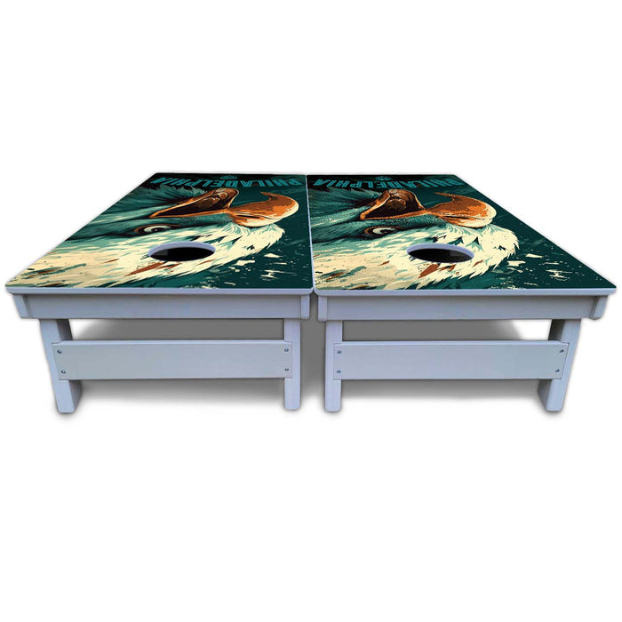 World Series of Cornhole Board Official All-Weather - Philadelphia Eagles
