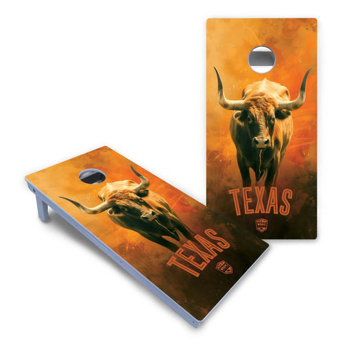 World Series of Cornhole Board Official All-Weather - University of Texas Longhorns