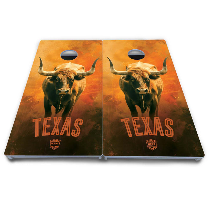 World Series of Cornhole Board Official All-Weather - University of Texas Longhorns