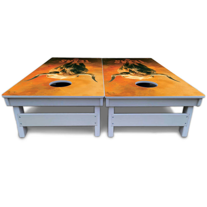 World Series of Cornhole Board Official All-Weather - University of Texas Longhorns