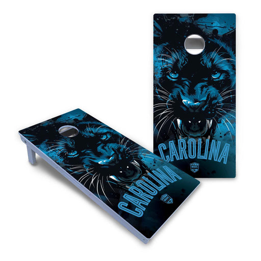 World Series of Cornhole Board Official All-Weather - Carolina Panthers