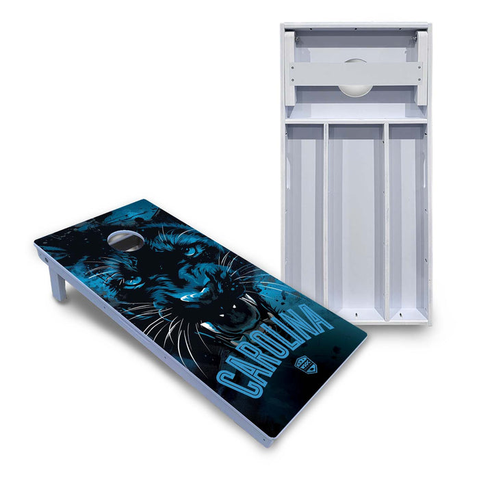 World Series of Cornhole Board Official All-Weather - Carolina Panthers