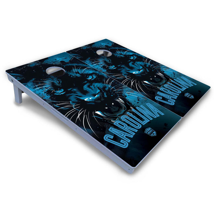 World Series of Cornhole Board Official All-Weather - Carolina Panthers