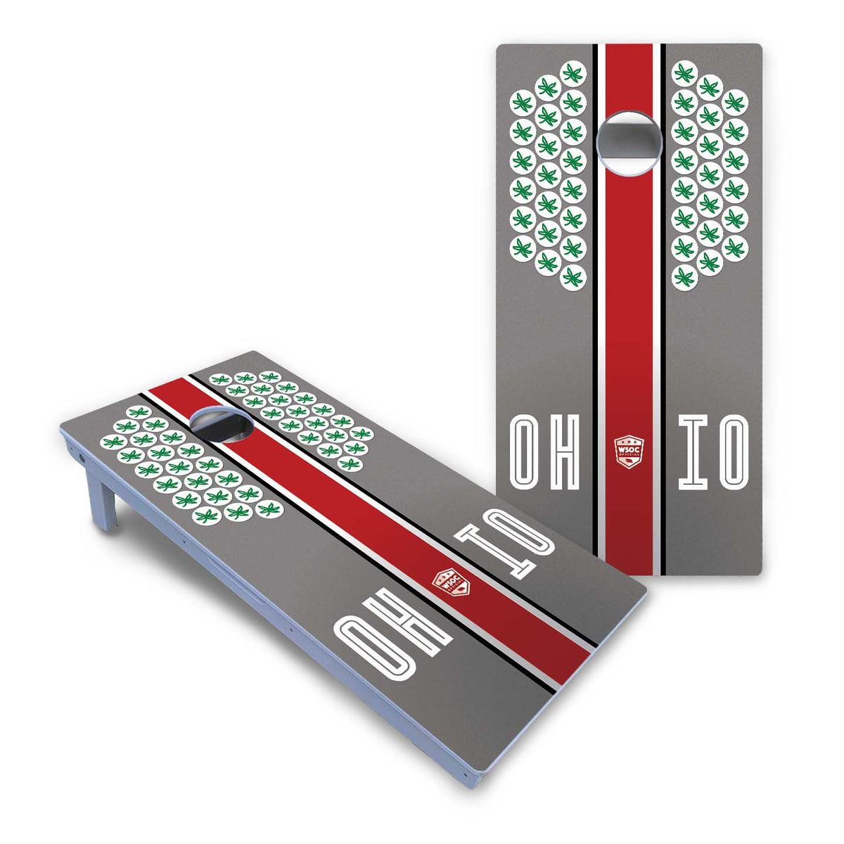 All-Weather Ohio State Cornhole Boards - World Series of Cornhole