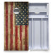 World Series of Cornhole Board Official All-Weather - Rustic Flag Right