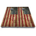 World Series of Cornhole Board Official All-Weather - Rustic Flag Right