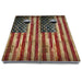 World Series of Cornhole Board Official All-Weather - Rustic Flag Left