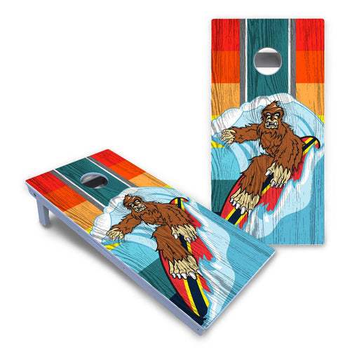 World Series of Cornhole Board Official All-Weather - Surfing Sasquatch