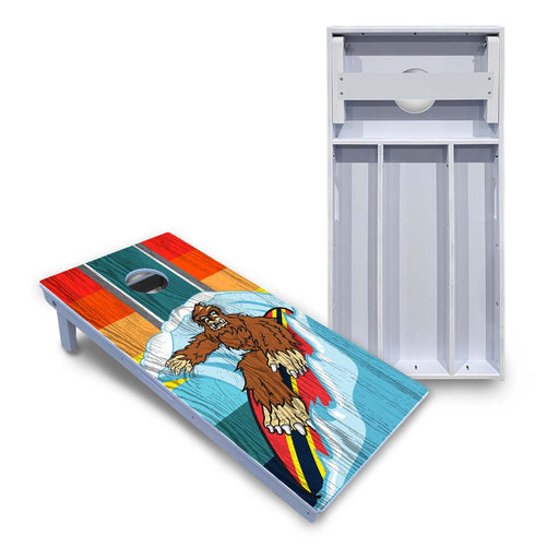 World Series of Cornhole Board Official All-Weather - Surfing Sasquatch