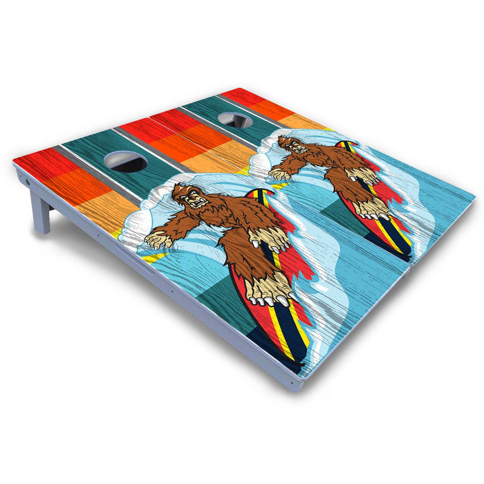 World Series of Cornhole Board Official All-Weather - Surfing Sasquatch