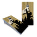 World Series of Cornhole Board Official All-Weather - WSOC Silhouette Flag Sasquatch California Flag BW